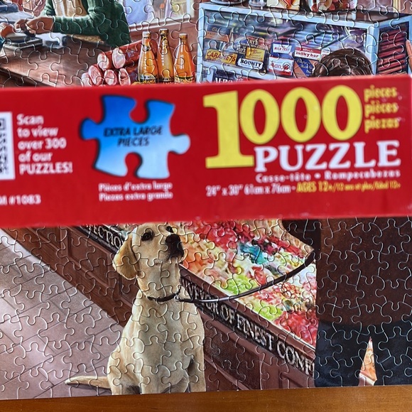 White Mountain Puzzle. Old Candy Store. 1000 Pieces. EUC. Jigsaw Puzzle - Picture 8 of 8